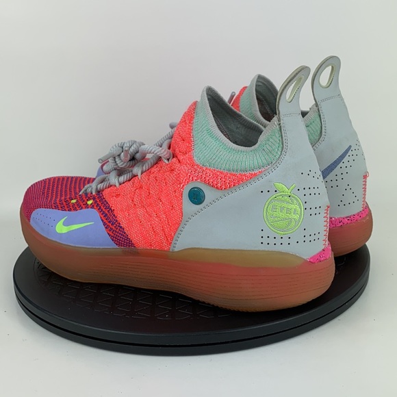 Nike Zoom KD 11 'EYBL Peach Jam' Basketball Shoes AO2604-600 Men's Size 8.5 - Picture 7 of 12